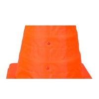 Cônes de signalisation routière pliables, cône de sécurité portable en PP et tissu Oxford, 23 pouces avec 2 bandes réfléchissantes pour avertissement d'urgence