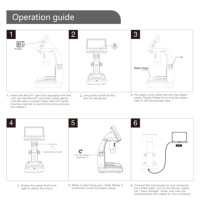 ANESOK306 Operating Microscope Digital 4.3inch Hd Display 1080P 1000X Electronic Repair Microscope for Diamond Setting