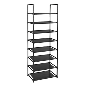 Giá trưng bày giày 10 lớp với Kệ hỗ trợ để lưu trữ và tổ chức giá lưu trữ có thể gập lại - Product Image 2