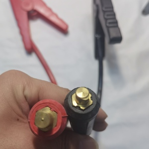 Clip de <span class=keywords><strong>batterie</strong></span> haute intensité 10A durable avec fil, <span class=keywords><strong>pince</strong></span> <span class=keywords><strong>crocodile</strong></span> à mâchoires épaisses, clip de connexion de <span class=keywords><strong>batterie</strong></span> en acier et laiton plaqué nickel - Product Image 2