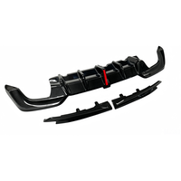 Parachoques Delantero de Fibra de Carbono Estilo Kabur con Luces LED Integradas, Kit de Carrocería para BMW Serie 3 G20 G28 2019-2022