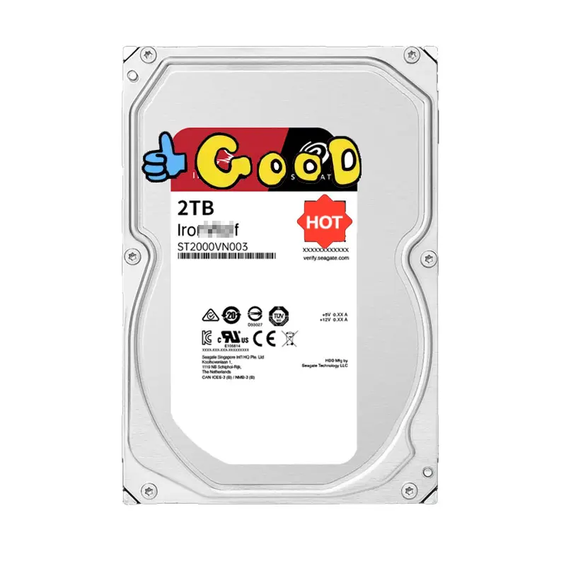 Popular SATA Internal HDD 2T 5400RPM Mechanical Hard Disk Disque Dur CMR Vertical Technology ST2000VN003 Hard Drives