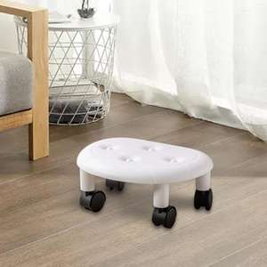 Household Pulley Small Low <b>Stool</b> Chair Children's Shoes Bench Mini Wheeled Low Chair Comfortable Shoe Changing Footrest <b>Stool</b> - Product Image 6