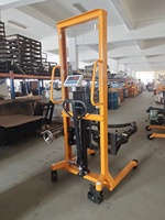 Empileur manuel de tambour d'huile de 450kg avec hauteur de levage de 1500mm