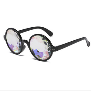 E85 Uomo Donne del Locale Notturno Del Partito di Rave Divertente Shades Occhiali Rotondi <span class=keywords><strong>Caleidoscopio</strong></span> di Occhiali Da Sole - Product Image 2