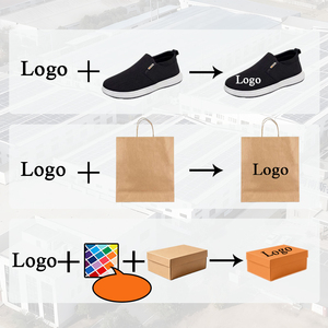 Chaussures décontractées en toile de coton pour hommes, semelle en PVC antidérapante, semelle intérieure en latex, confortables, à enfiler, pour la marche, OEM ODM, vente en gros - Product Image 3