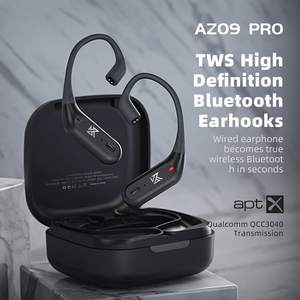 Kz <span class=keywords><strong>Az09</strong></span> <span class=keywords><strong>Pro</strong></span> auriculares inalámbricos en el oído Monitor Tws gran oferta auricular con cable Original se convierte en verdadero Bluetooth inalámbrico en segundos - Product Image 3