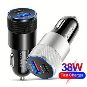 Usb Quick Car Charger Type C Pd <b>Fast</b> <b>Charging</b> Phone Car Adapter for Phone 15 14 13 12 11 Pro Max - Product Image 2