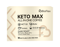 Capsules de café aux champignons Keto Max personnalisées et poudre amincissante avec curcuma, vitamines B et D3 pour la gestion de l'énergie des adultes