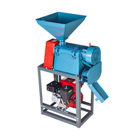Prix d'usine 90 Modèle 400KG/H Machine à décortiquer le riz automatique Mini moulin à riz Séparateur de paille de riz