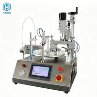 Machine de remplissage semi-automatique haute précision pour flacons, gel, eau pure, huile – Distributeur de bureau multifonction à piston avec fonction de capsulage