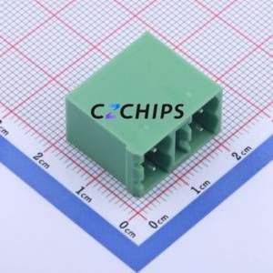 KF2EDGKVCH-5.0-2*2P Plug-in Terminal Block Through hole,P=5mm Connector Board-to-Board / Socket - Closed 5mm Green Straight Pin - Product Image 2