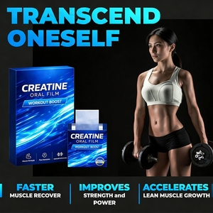 Tiras de Creatina de Disolución Oral, Creatina Monohidrato de Disolución Rápida, Aumenta la Fuerza Muscular - Product Image 3
