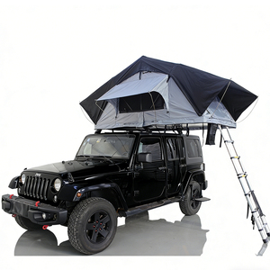 Tente de toit souple pour 4 personnes, imperméable 3000 mm, en tissu Oxford anti-déchirure, pour camping tout-terrain 4x4 - Product Image 3