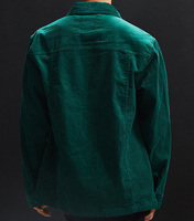 Vestes en velours côtelé à manches longues pour hommes, imprimées, fabriquées en Chine, veste bomber personnalisée, vente en gros