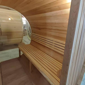 Sauna <span class=keywords><strong>hammam</strong></span> intérieur moderne de luxe avec fonction vapeur 6kw chauffage électrique en pruche en <span class=keywords><strong>bois</strong></span> massif pour soulager le stress dans les appartements - Product Image 3