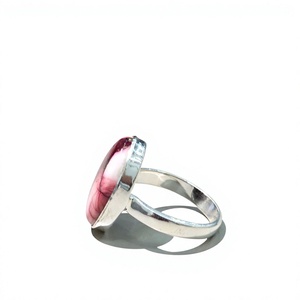 Oval Red Rose Oyster <b>Turquoise</b> <b>Ring</b> 925 Sterling Silver Classic Inspired Handmade Jewelry Anniversary Gift - Product Image 3
