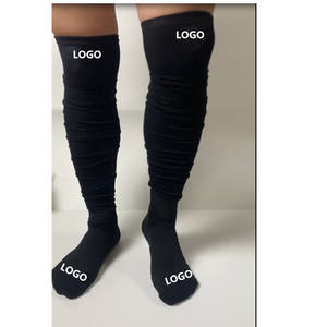 <span class=keywords><strong>Chaussettes</strong></span> de sport pour hommes à compression et à hauteur de genou, antidérapantes, avec logo personnalisé, très vendues - Product Image 4