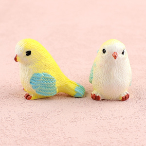 Vente flash Décoration de maison de poupée DIY 3D <span class=keywords><strong>Moineau</strong></span> miniature Figurines d'oiseaux en résine Ornement - Product Image 6