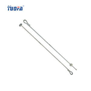 Tige de maintien galvanisée avec arceau de maintien Accessoires électriques/Tige de maintien/Goujon fileté Borne de montage d'extrémité de tension pour garde-corps de câble - Product Image 3