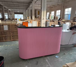 Wholesale Beauty Salon Cashier <b>Simple</b> Modern Shop Small Counter Custom Light Luxury Nail Salon Front <b>Desk</b> - Product Image 6