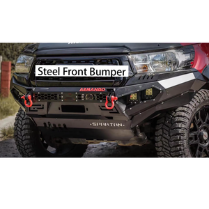 Parachoques Delantero de Acero <span class=keywords><strong>Armando</strong></span> para Hilux Revo 2015-2020, Accesorios 4X4 con Luz LED, Soporte para Cabrestante - Product Image 6