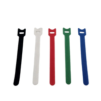 Fourniture directe d'usine de Velcro Attaches zippées auto-adhésives dos à dos Câble de données Regroupement des attaches zippées Velcro en nylon coloré