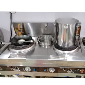 Estufa Wok Comercial de 2 Quemadores, de Alta Presión, con Superficie de Acero Inoxidable y Encendido Electrónico, para Uso en Exteriores y Hogares - Product Image 6