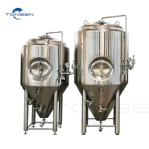 500 800 1000 Litros bira fermentasyon ekipmanları Fermentador Isobarico Cerveza