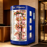 Distributeur de fleurs intelligent AIT à 24 bouquets avec contrôle climatique constant pour les fleuristes