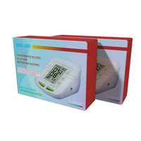 Tensiomètre électronique, produit médical, lecteur de glycémie, dispositif de santé, tensiomètre médical, boîte d'emballage