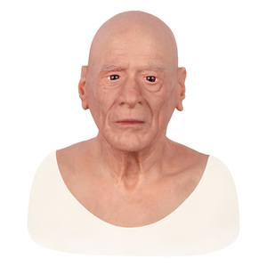Máscaras <span class=keywords><strong>de</strong></span> Cosplay <span class=keywords><strong>de</strong></span> Silicona, Máscaras Faciales <span class=keywords><strong>de</strong></span> Hombre Mayor, Máscara Completa, Accesorios <span class=keywords><strong>de</strong></span> Disfraces, Máscara Humana para Halloween, Crossdressing - Product Image 6