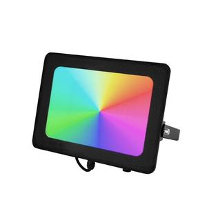 Reflector LED de Control remoto inteligente con aplicación, 20W-100W, resistente al agua, IP66, RGBCW, cuerpo de aluminio de Color para jardín, fuente de alimentación de CA - Product Image 1