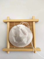 Sachets de thé jetables en papier filtre en pâte de bois, petits et circulaires, diamètre 60 mm, capacité 1-4 grammes