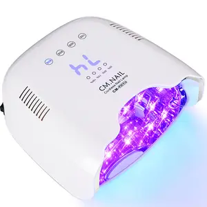 White Diy Uv Gel Nail Lamp 80w Nail Dryer Set Light With 4 Timers Professional Nail Art Accessories For Curing Gel Polish