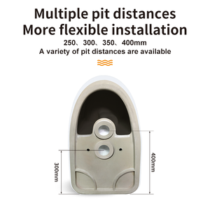 Nút Nhấn Gắn Trên Sàn Siphon Xả Bồn Cầu Một Mảnh Màu Đen - Product Image 5