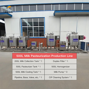 Equipo de línea de procesamiento homogeneizador de pasteurizador de leche a pequeña escala para lácteos - Product Image 3