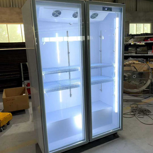 Frost-Miễn phí hiển thị tủ siêu thị thương mại bia mát cửa kính tủ lạnh đồ uống hiển thị tủ lạnh cho đồ uống lạnh - Product Image 3