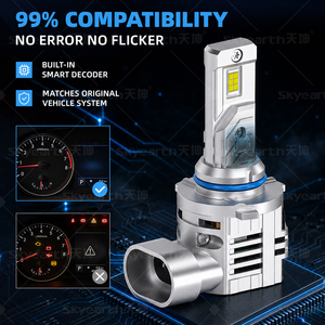 Super Bright 9005 9006 <b>LED</b> Headlight Bulb Silent Fan Easy Install Waterproof Durable Car Front Lighting System Auto Part - Product Image 4