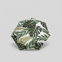 Parapluie imperméable à la pluie, mini parapluie pliable 3 sections pour adulte, ultra léger, imprimé numériquement, parapluie intelligent avec logo personnalisé