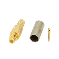 Conector Macho MMCX para Crimpar en Cable Coaxial RF RG174, RG316, LMR100
