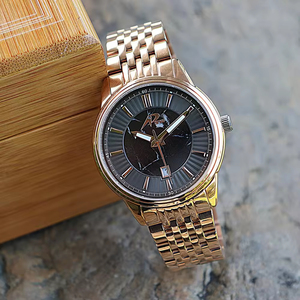 Fashion Business Woman <b>Watch</b> Custom logo Stainless Steel Quartz <b>Watch</b> for Ladies Luxury Gold High Quality <b>Watch</b> Gift for Lover - Product Image 3