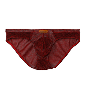Caleçons pour hommes en polyester et élasthanne, respirants, tricotés, écologiques, à séchage rapide, <span class=keywords><strong>taille</strong></span> basse, multicolores, avec grande poche bombée, vente en gros, prêts à expédier - Product Image 3