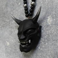 Samurai Kabuto casque Hannya japonais Oni voiture rétroviseur charme intérieur Kits voiture accessoires et décoration