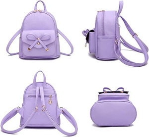 Phụ Nữ 'S Ba Lô Hot Bán Cô Gái Du Lịch Phụ Nữ Bow Dễ Thương PU Da Ba Lô Ba Lô Mini Ba Lô Ví Cho Phụ Nữ - Product Image 3