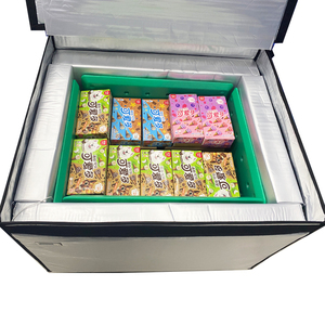 PolarBag Boîte de livraison isotherme en aluminium pour crème glacée avec fermeture auto-agrippante et pack de glace réfrigérant - Product Image 1