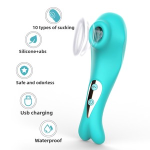 Vibratore a ventosa a forma <span class=keywords><strong>di</strong></span> sirena per punto G, stimolatore per capezzoli con funzione leccante, masturbatore femminile silenzioso, impermeabile, ricaricabile USB per punto G - Product Image 5