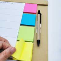 Cahier du bureau pour marquer les Notes, bloc-Notes avec lettres, imprimé personnalisé, promotion
