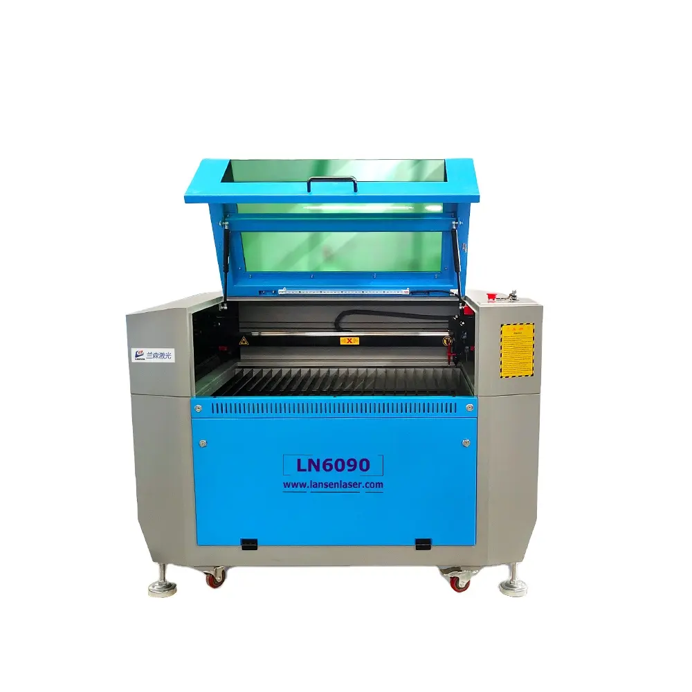 Kast 6090 Laser Gravure Machine Voor Hout Papier Plastic Glazen Fles Graveur