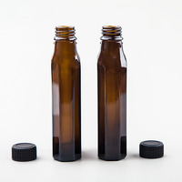 Vente chaude 50ml 100ml 150ml Bouteilles en verre ambre d'huile marocaine Bouchon scellé pour l'emballage de massage et de beauté des cheveux